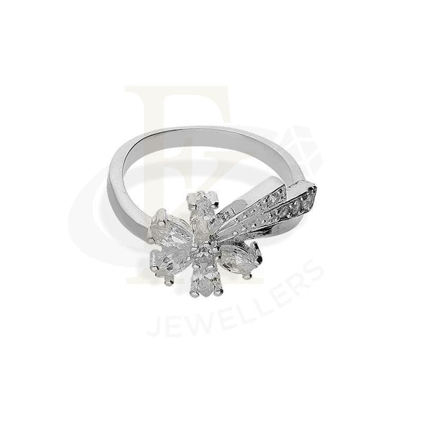 Italian Silver 925 Flower Shaped Pendant Set (Necklace Earrings And Ring) - Fkjnklstsl2201 Sets