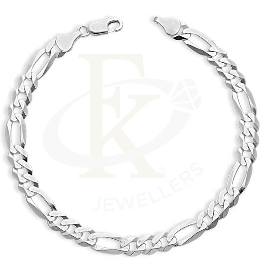 Italian Silver 925 Mens Figaro Bracelet - Fkjbrlsl2656 Bracelets