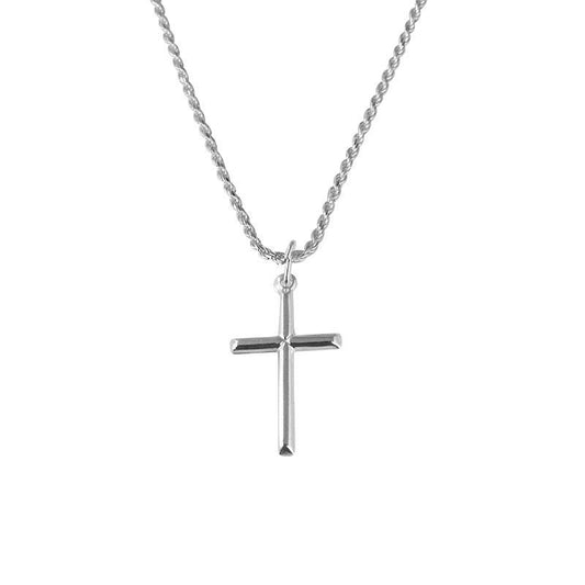 Italian Silver 925 Necklace (Chain with Cross Pendant) - FKJNKL1692-fkjewellers