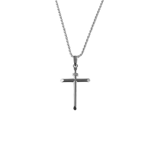 Italian Silver 925 Necklace (Chain with Cross Pendant) - FKJNKL1720-fkjewellers