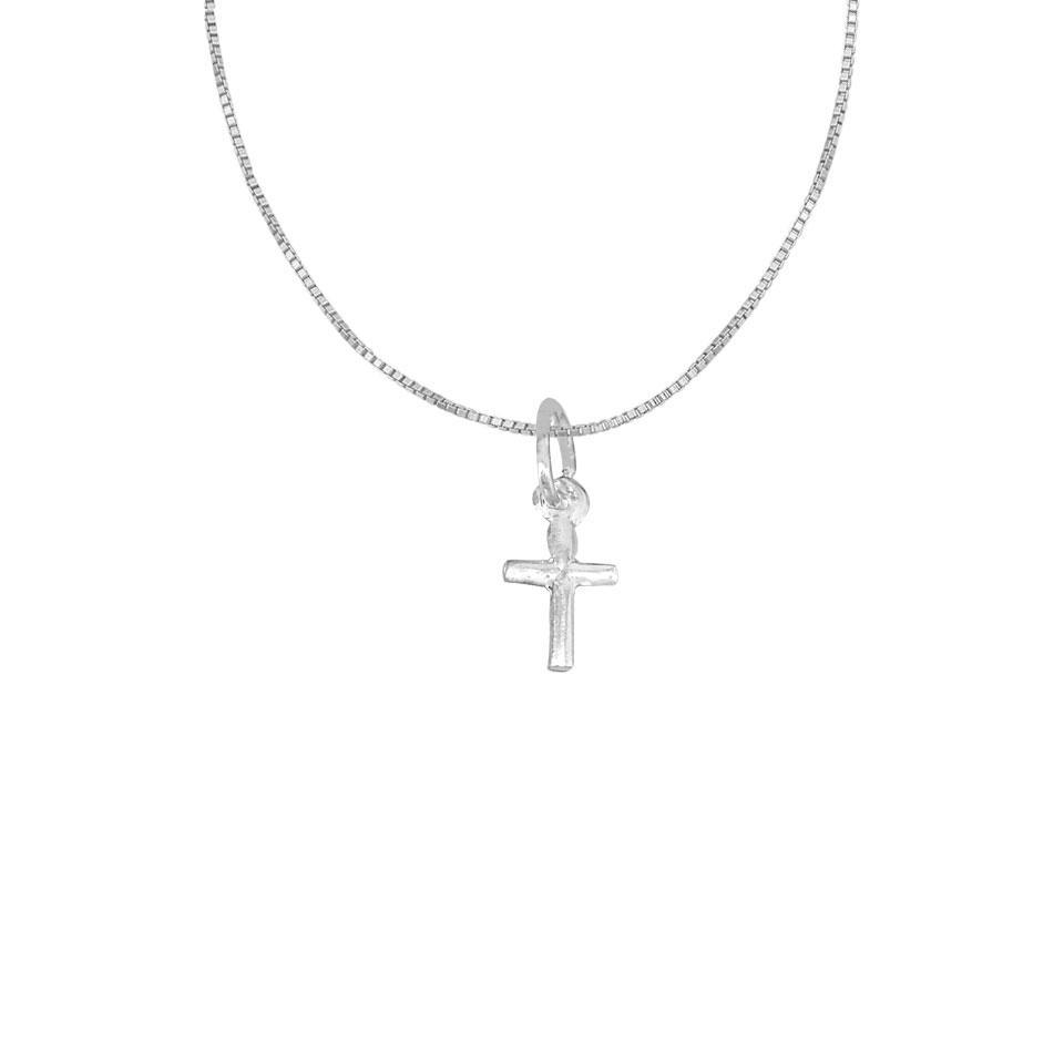 Italian Silver 925 Necklace (Chain with Cross Pendant) - FKJNKL1781-fkjewellers
