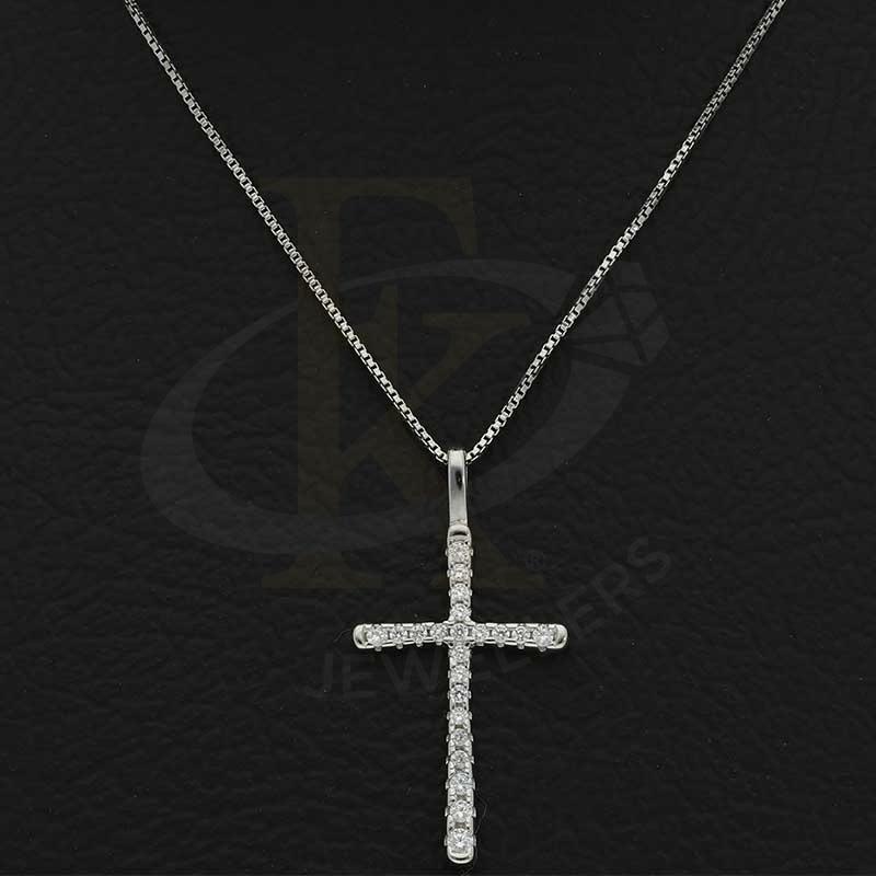Italian Silver 925 Necklace (Chain With Cross Pendant) - Fkjnklsl2706 Necklaces
