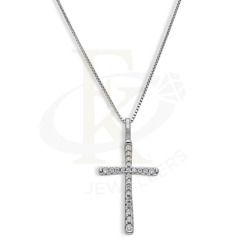 Italian Silver 925 Necklace (Chain With Cross Pendant) - Fkjnklsl2706 Necklaces