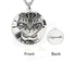 Italian Silver 925 Round Shaped Photo Engraved Necklace - Fkjnklsl2610 Necklaces