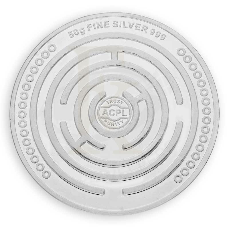 Silver 50 Grams Birthday Cake Coin In Fine 999 - Fkjconsl3105 Bars