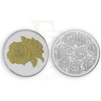 Silver 50 Grams Rose Coin In Fine 999 - Fkjconsl3115 Bars