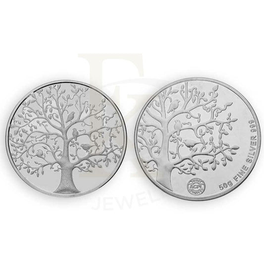 Silver 50 Grams Tree Coin In Fine 999 - Fkjconsl3116 Bars