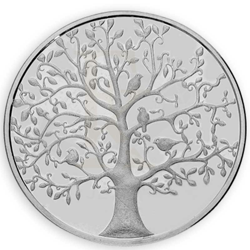Silver 50 Grams Tree Coin In Fine 999 - Fkjconsl3116 Bars