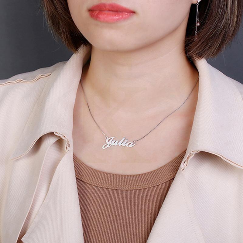 Silver 925 Personalized Name Necklace - Fkjnklsl2680 Necklaces