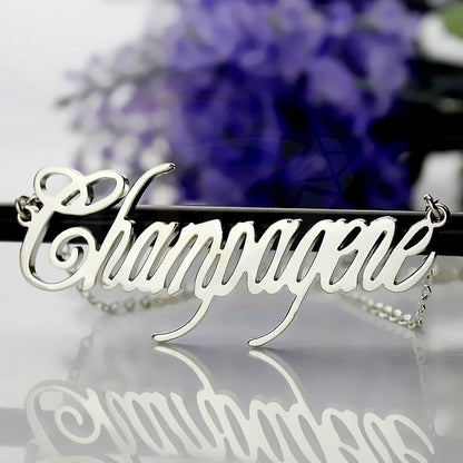 Silver 925 Personalized Name Necklace - Fkjnklsl2683 Necklaces