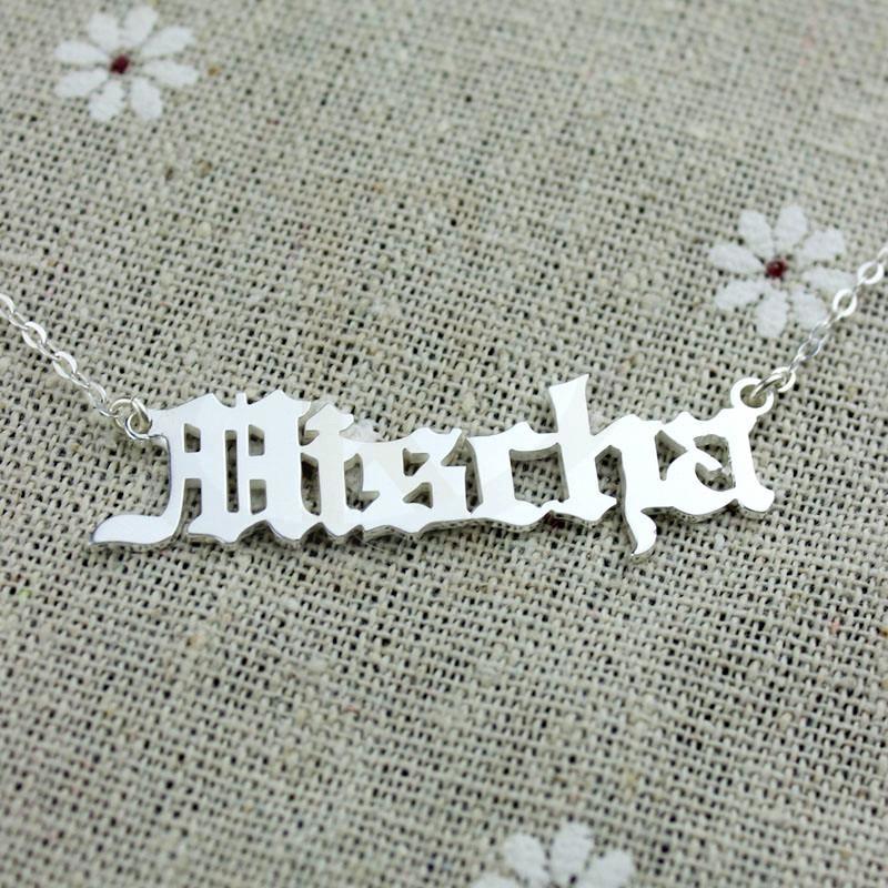 Silver 925 Personalized Name Necklace - Fkjnklsl2685 Necklaces