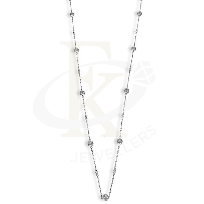 Italian Silver 925 Ball Necklace - Fkjnklsl2668 Necklaces