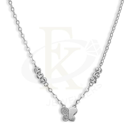 Italian Silver 925 Butterfly Necklace - Fkjnklsl2585 Necklaces