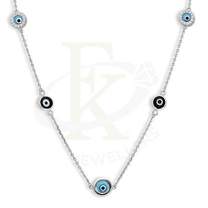 Italian Silver 925 Evil Eye Necklace - Fkjnklsl2642 Necklaces