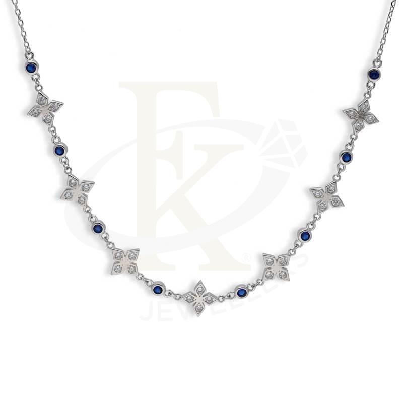 عقد من الفضة الإسترليني عيار ٩٢٥ على شكل زهرة - عقد Fkjnklsl925