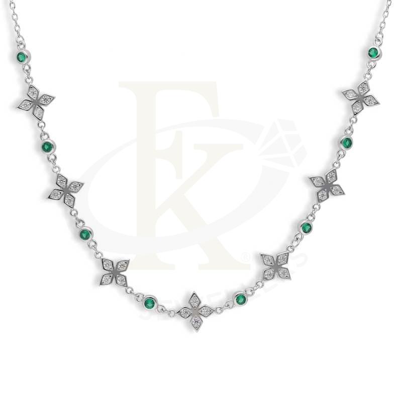 عقد من الفضة الإسترليني عيار ٩٢٥ على شكل زهرة - عقد Fkjnklsl925