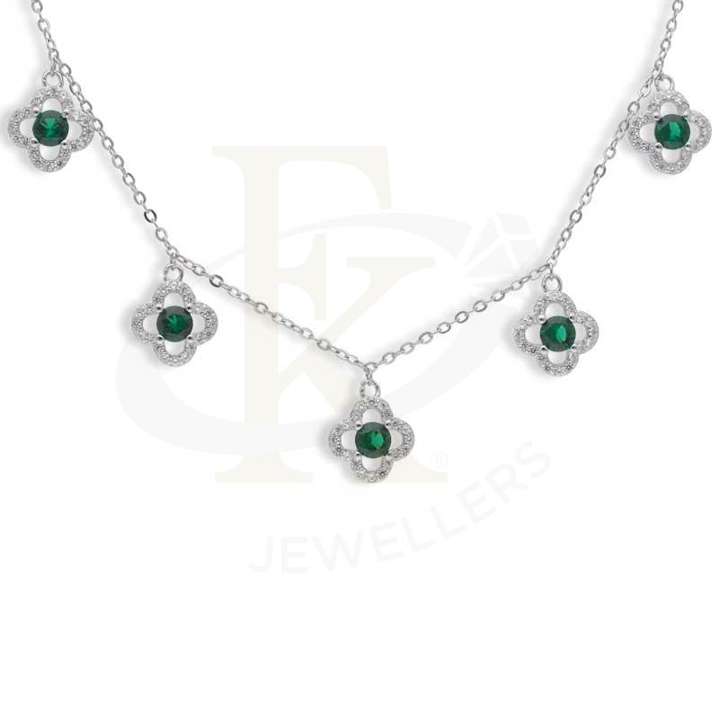 عقد من الفضة الإسترليني عيار ٩٢٥ على شكل زهرة - عقد Fkjnklsl925