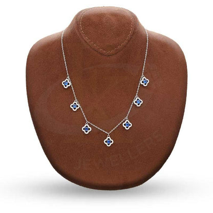 Sterling Silver 925 Flowers Shaped Necklace - Fkjnklsl3015 Necklaces