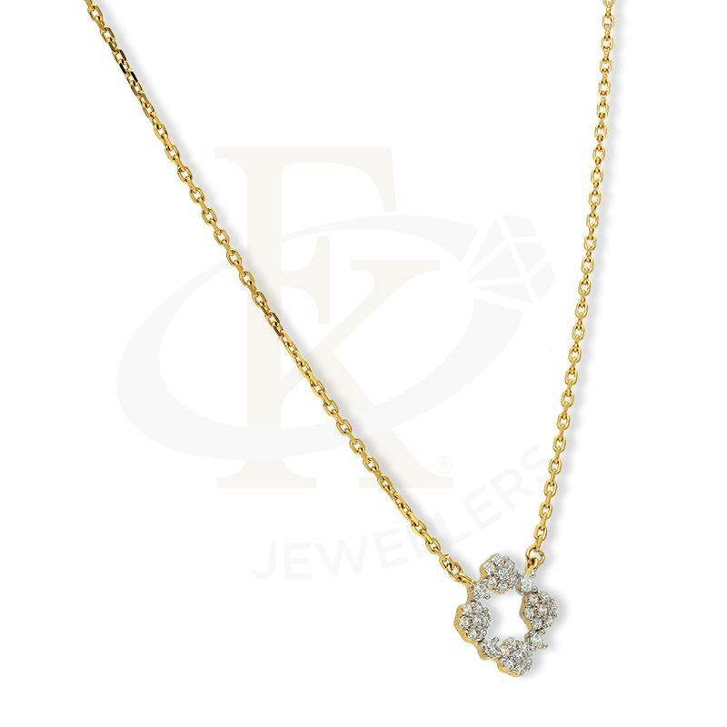 Italian Silver 925 Gold Plated Necklace - Fkjnklsl2596 Necklaces