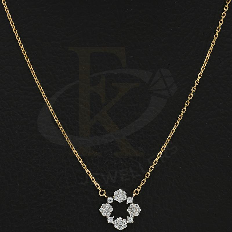 Italian Silver 925 Gold Plated Necklace - Fkjnklsl2596 Necklaces