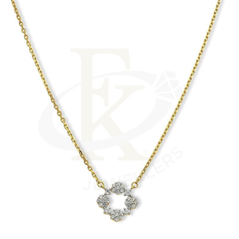 Italian Silver 925 Gold Plated Necklace - Fkjnklsl2596 Necklaces