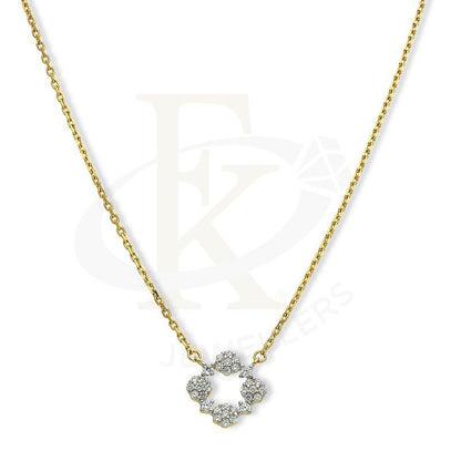 Italian Silver 925 Gold Plated Necklace - Fkjnklsl2596 Necklaces