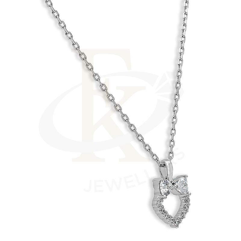 Italian Silver 925 Heart Necklace - Fkjnklsl2628 Necklaces