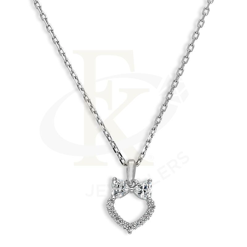 Italian Silver 925 Heart Necklace - Fkjnklsl2628 Necklaces