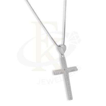 Italian Silver 925 Necklace (Chain With Cross Pendant) - Fkjnklsl2705 Necklaces