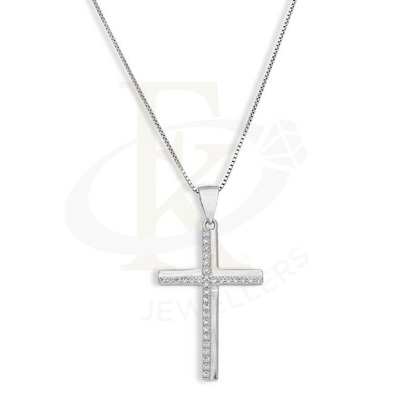 Italian Silver 925 Necklace (Chain With Cross Pendant) - Fkjnklsl2705 Necklaces