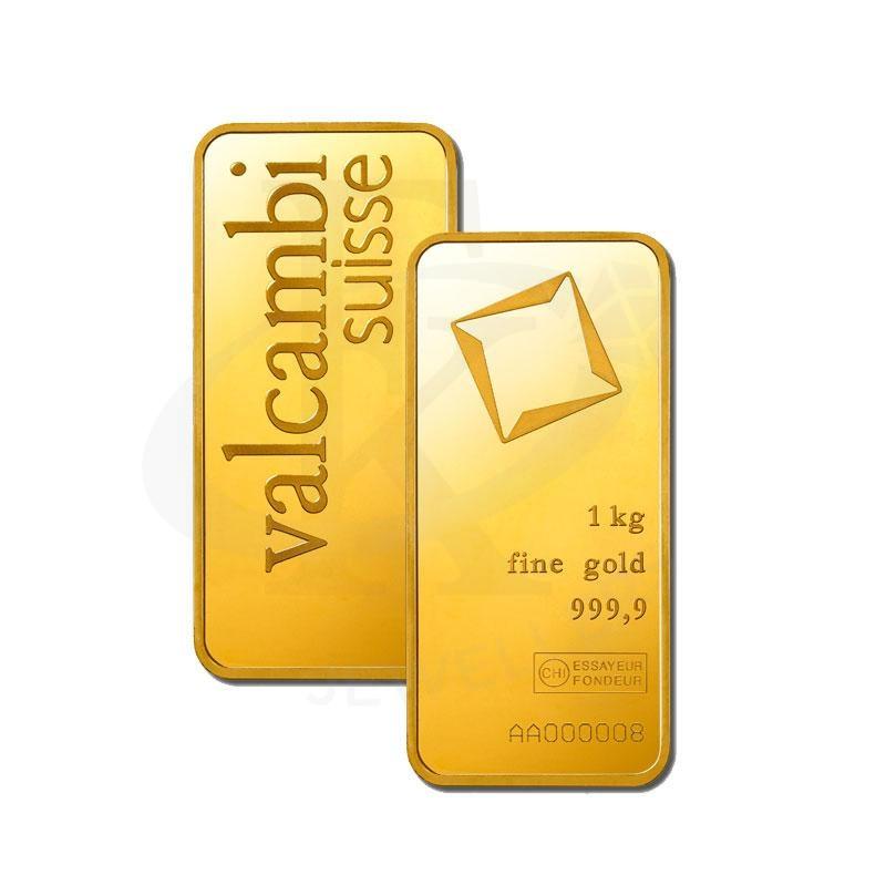 Valcambi Suisse 1 Kilogram Gold Bar 24Kt - Fkjgbr24K2177 Bars