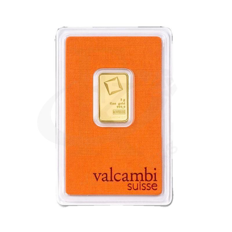 Valcambi Suisse 5 Grams Gold Bar 24Kt - Fkjgbr24K2170 Bars