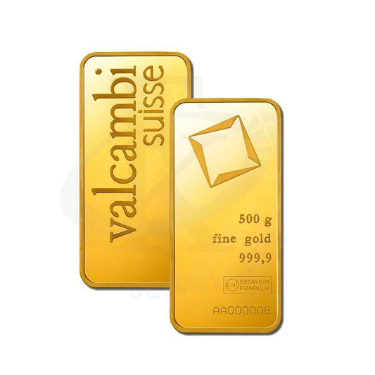 Valcambi Suisse 500 Grams Gold Bar 24Kt - Fkjgbr24K2176 Bars